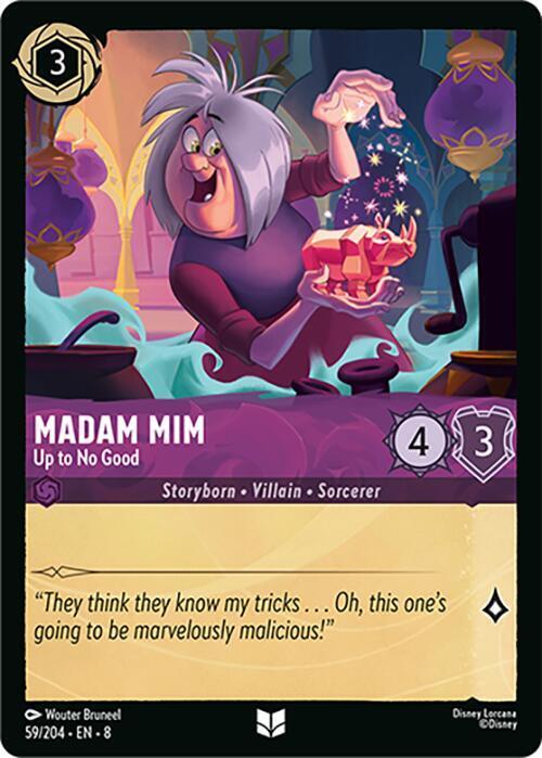 Madam Mim - Up to No Good Card Front