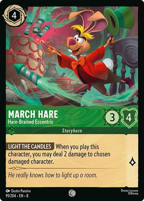 March Hare - Hare-Brained Eccentric Card Front