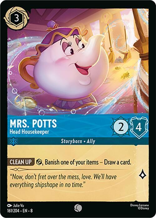 Mrs.Potts - Head Housekeeper Card Front