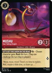 Mushu - Fast-Talking Dragon 130