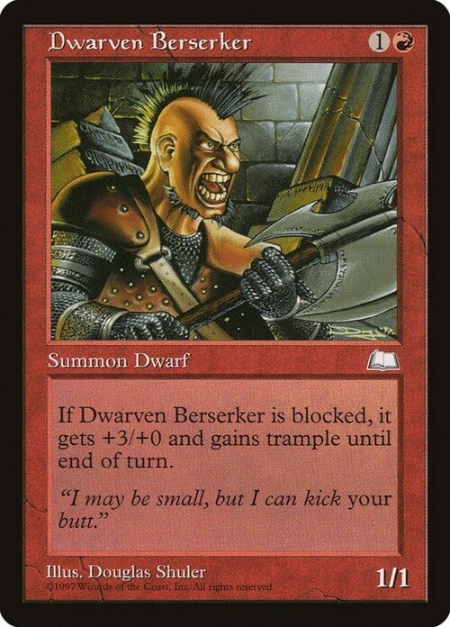 Dwarven Berserker Card Front
