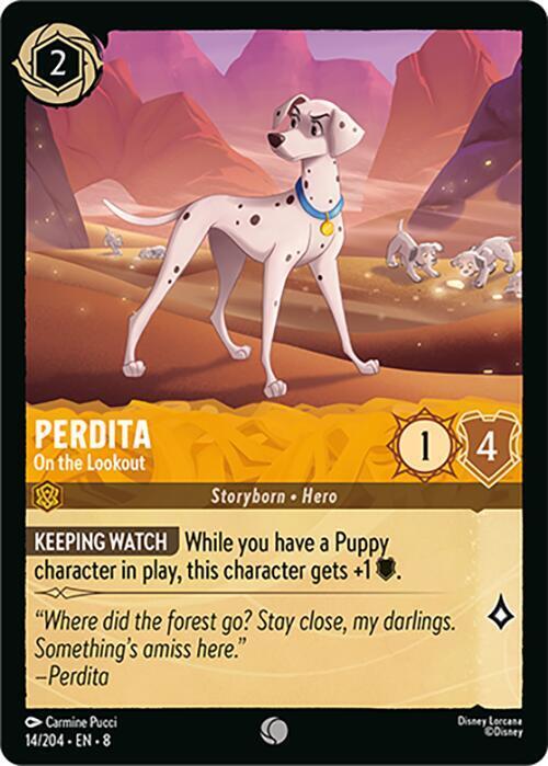 Perdita - On the Lookout Card Front