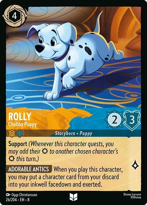 Rolly - Chubby Puppy Card Front