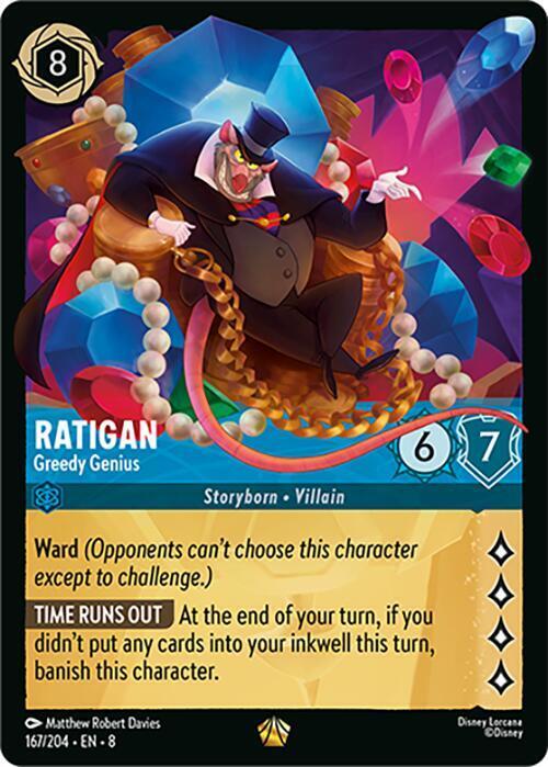 Ratigan - Greedy Genius Card Front