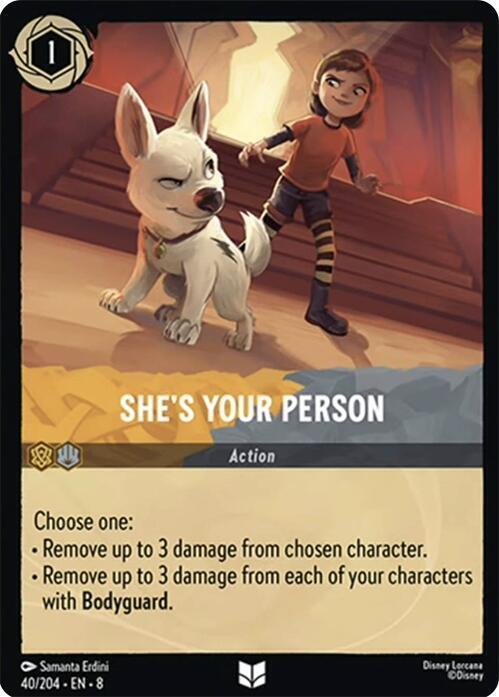 She's Your Person Card Front