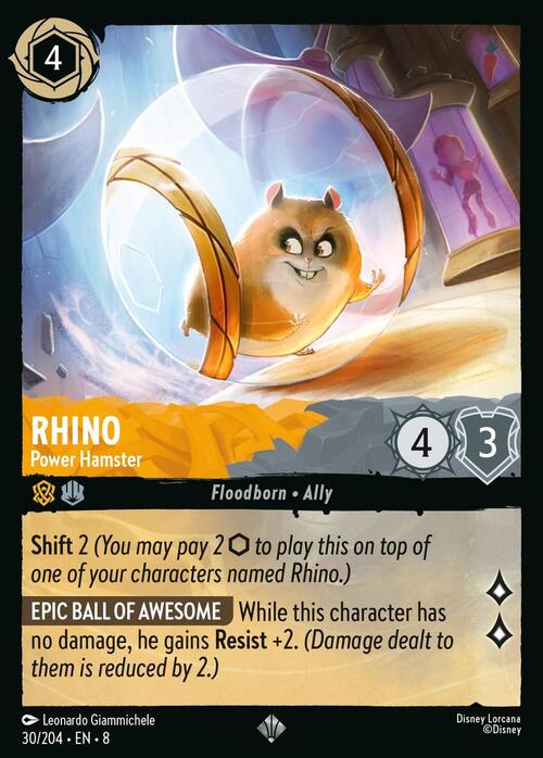 Rhino - Power Hamster Card Front