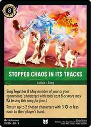 Stopped Chaos in Its tracks 115