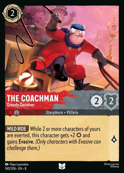 The Coachman - Greedy Deceiver Card Front