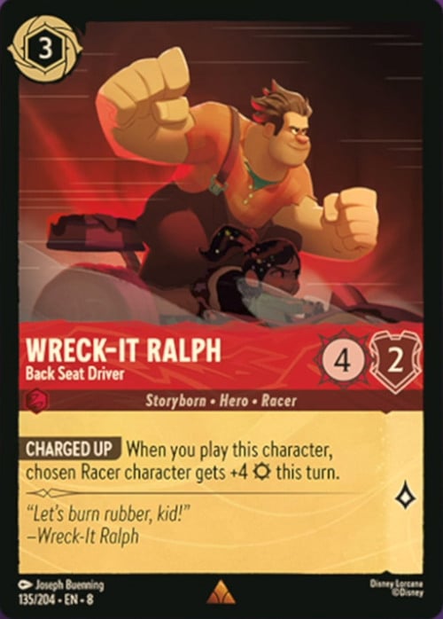 Wreck-It Ralph - Back Seat Driver Card Front