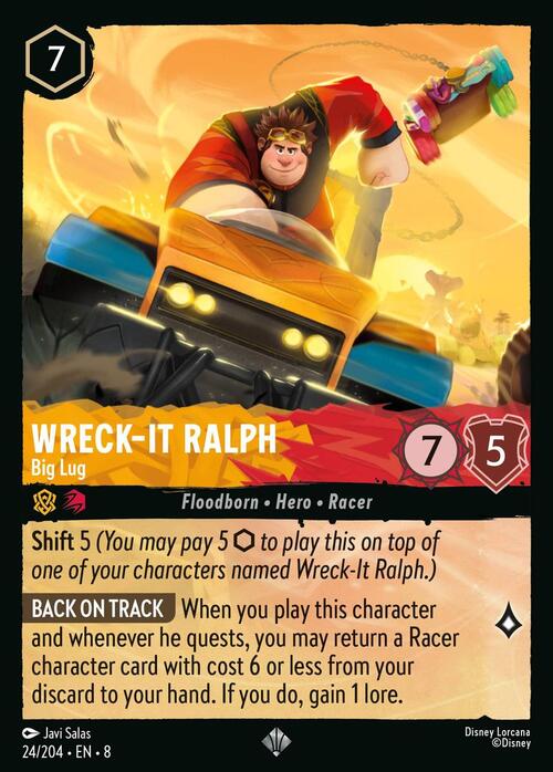 Wreck-It Ralph - Big Lug Card Front