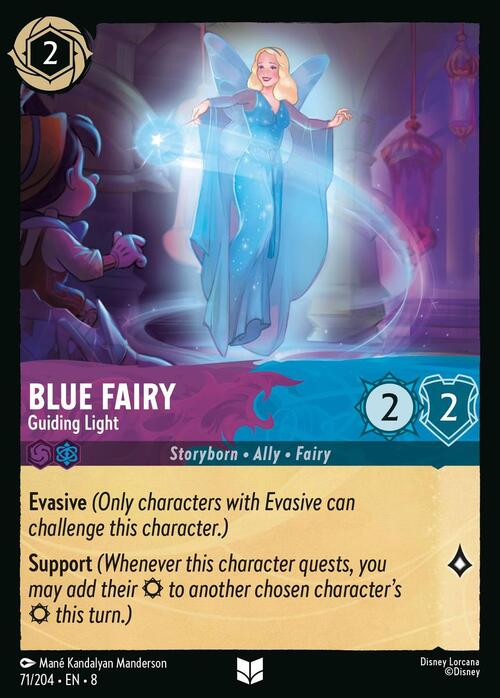 Blue Fairy - Guiding Light Card Front