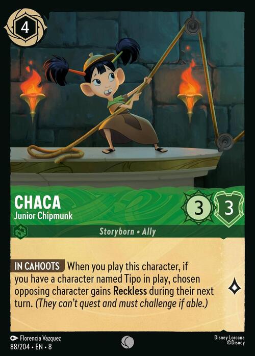 Chaca - Junior Chipmunk Card Front