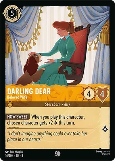 Darling Dear - Beloved Wife Card Front