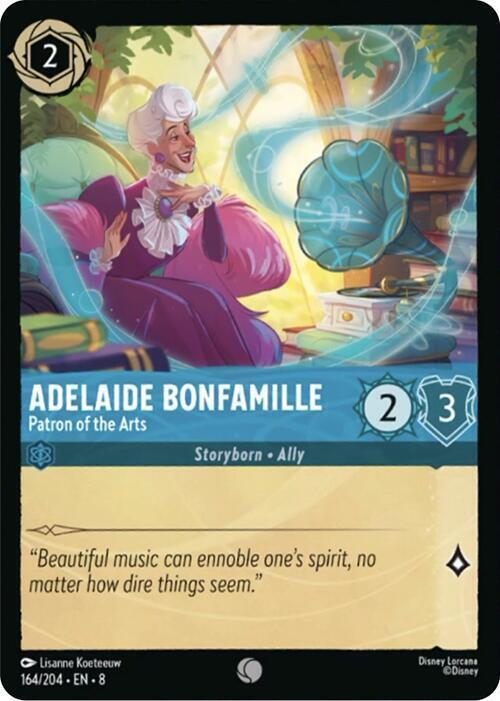 Adelaide Bonfamille - Patron of the Arts Card Front