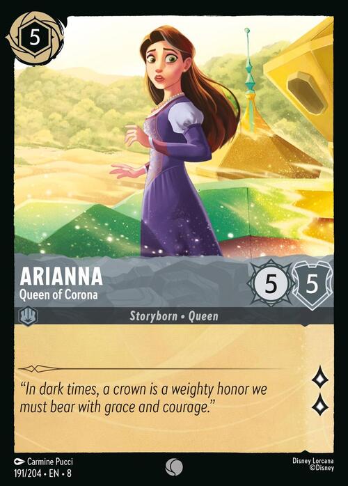 Arianna - Queen of Corona Card Front