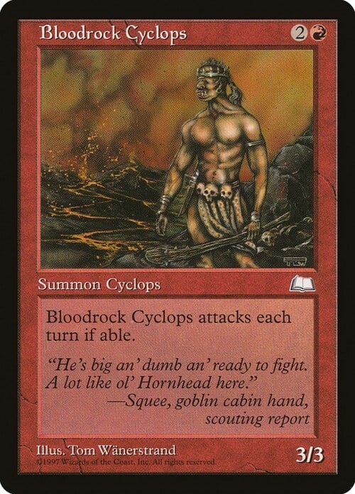 Bloodrock Cyclops Card Front