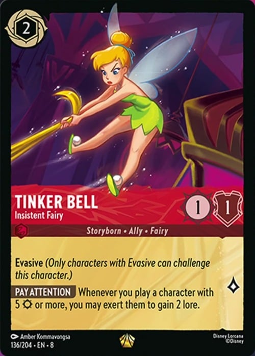 Tinker Bell - Insistent Fairy Card Front