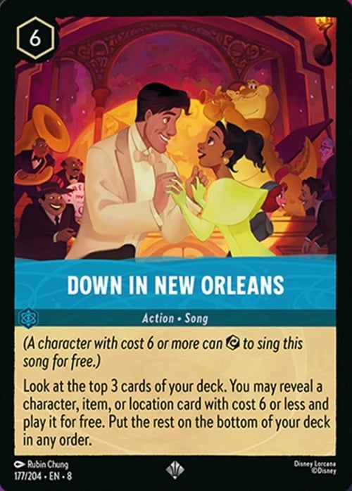 Down in New Orleans Card Front