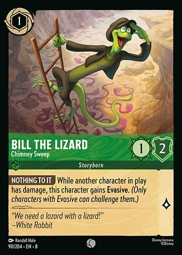 Bill the Lizard - Chimney Sweep Card Front