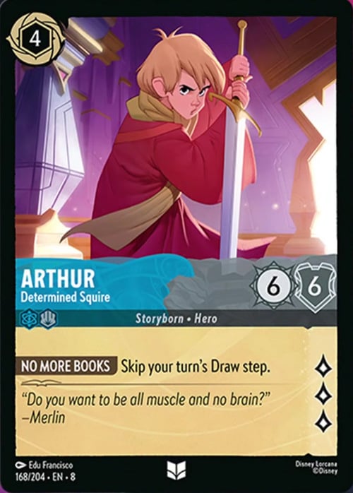 Arthur - Determined Squire Card Front
