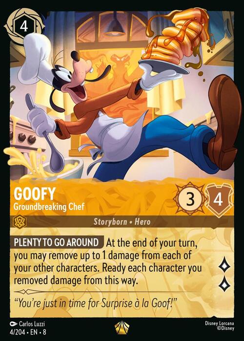 Goofy - Groundbreaking Chef Card Front