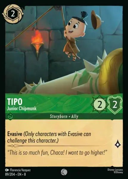 Tipo - Junior Chipmunk Card Front