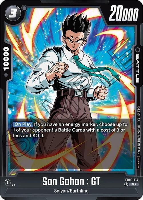 Son Gohan : GT Card Front