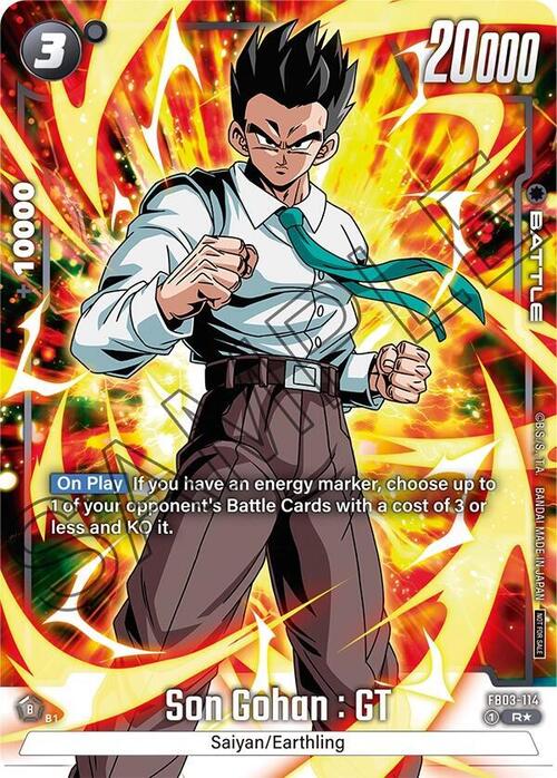 Son Gohan : GT Card Front