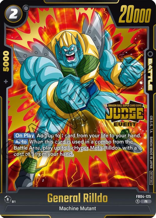 General Rilldo Card Front