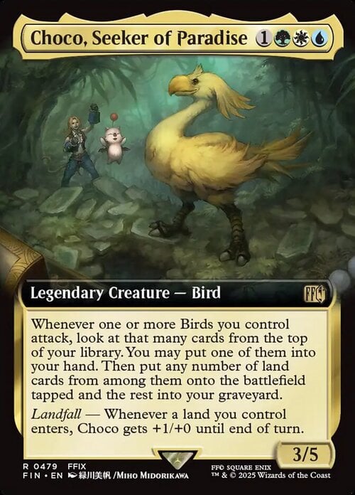 Choco, Seeker of Paradise Card Front