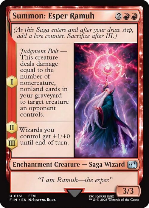 Summon: Esper Ramuh Card Front