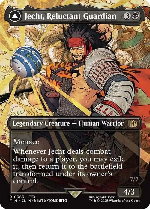 Jecht, Reluctant Guardian // Braska's Final Aeon Card Front