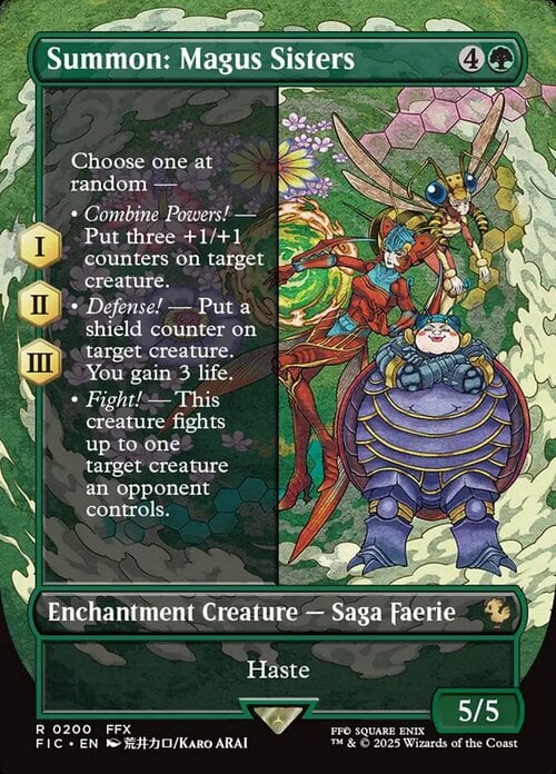 Summon: Magus Sisters Card Front