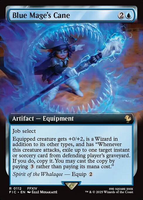 Blue Mage's Cane Card Front