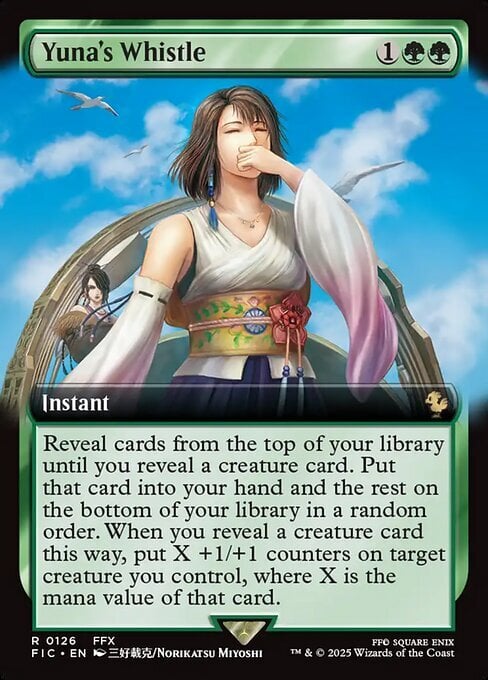 Yuna's Whistle Card Front