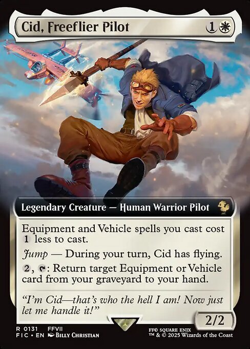 Cid, Freeflier Pilot Card Front