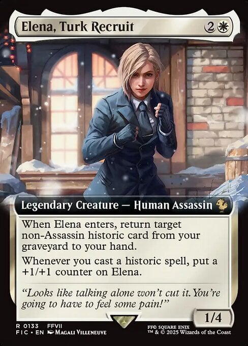 Elena, Turk Recruit Card Front