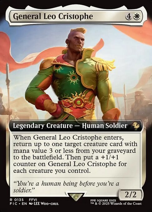 General Leo Cristophe Card Front