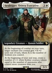 Heidegger, Shinra Executive · Extended Art 136