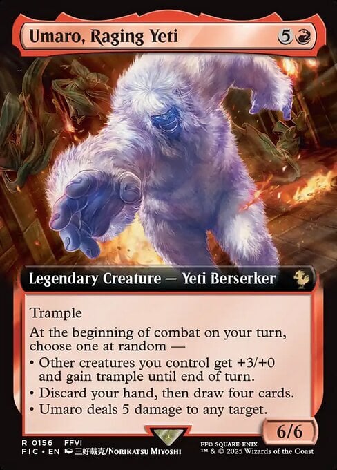 Umaro, Raging Yeti Card Front