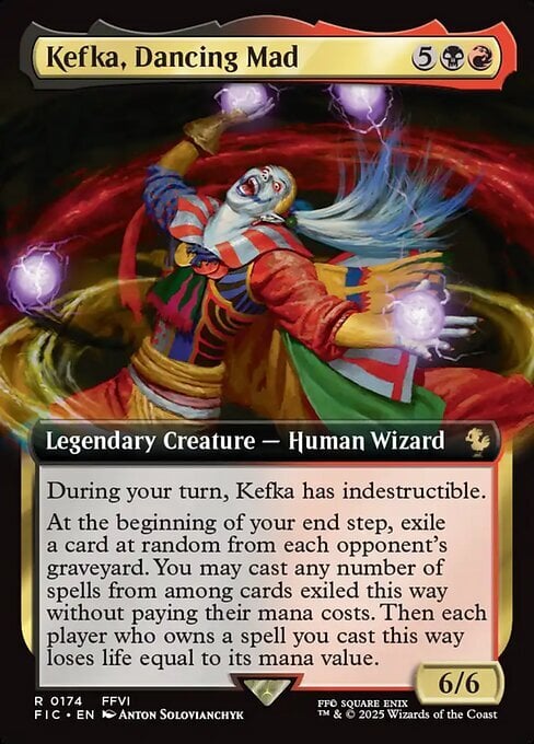 Kefka, Dancing Mad Card Front