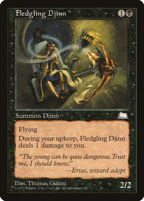 Fledgling Djinn Card Front