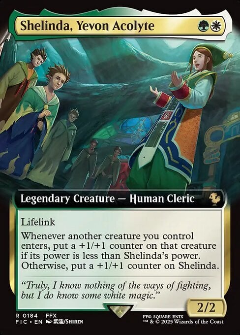 Shelinda, Yevon Acolyte Card Front