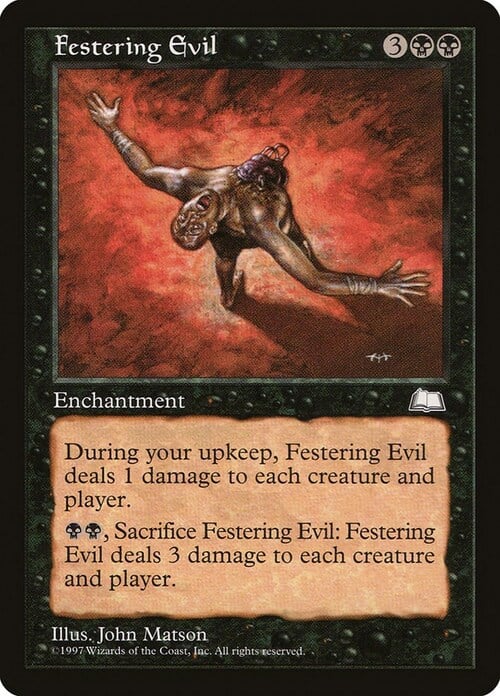 Festering Evil Card Front