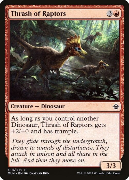Thrash of Raptors Card Front
