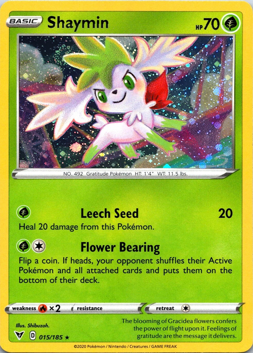 Shaymin Card Front