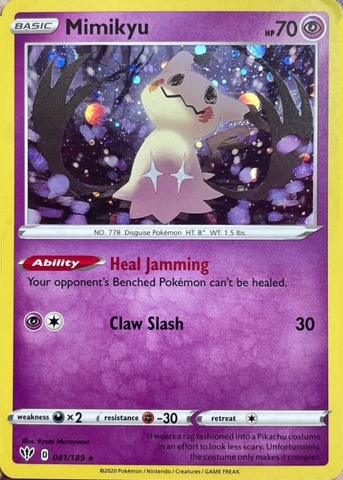 Mimikyu Card Front