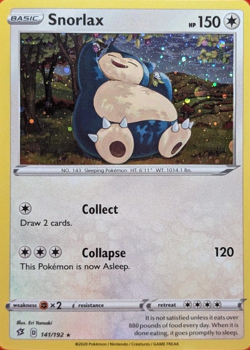Snorlax Card Front
