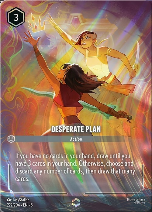 Desperate Plan Card Front