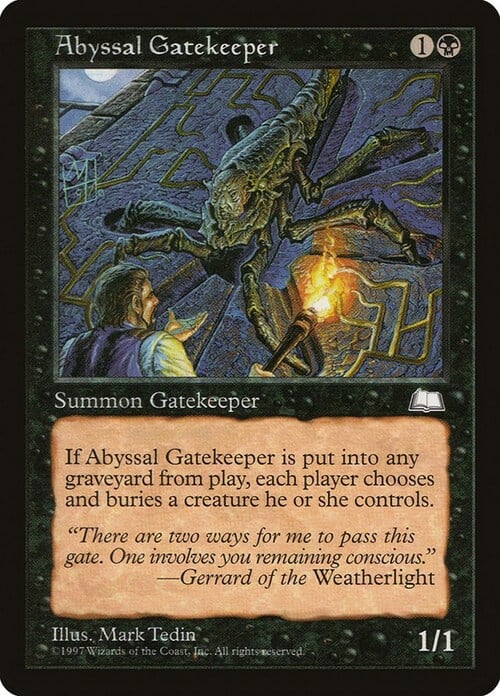 Abyssal Gatekeeper Card Front